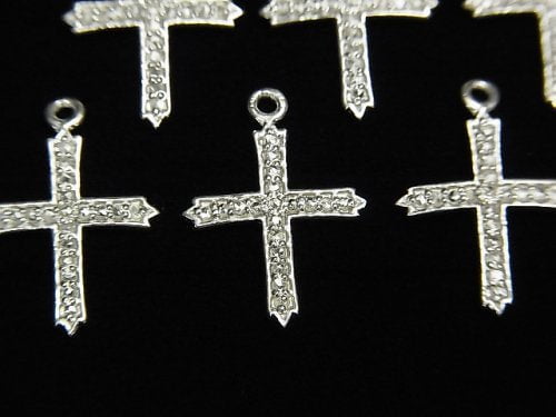 Charm & Parts, Cross, Diamond Gemstone Beads