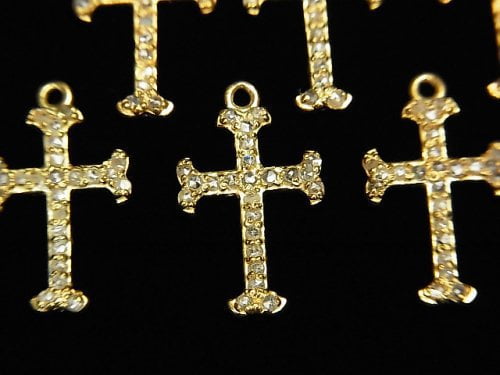 Charm & Parts, Cross, Diamond Gemstone Beads