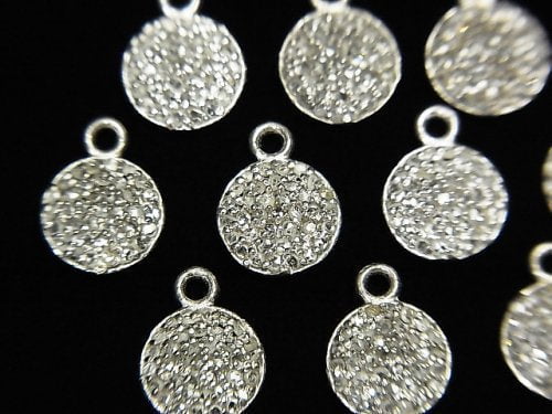 Charm & Parts, Coin, Diamond Gemstone Beads