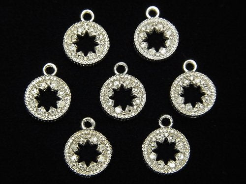 Charm & Parts, Coin, Diamond, Star Gemstone Beads