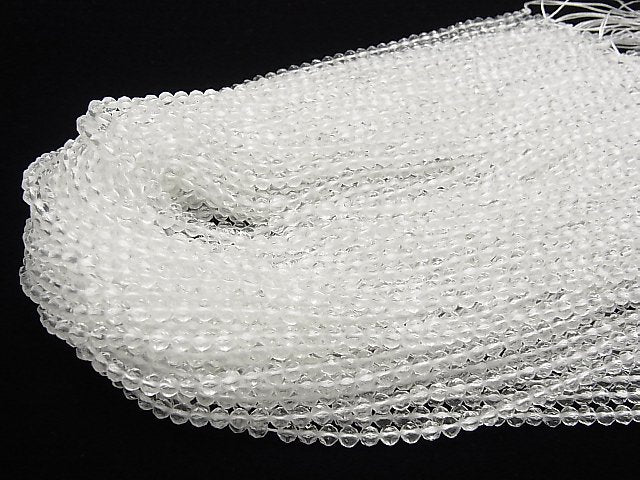 [Video] Crystal AAA Star Faceted Round 4mm 1strand beads (aprx.15inch / 37cm)