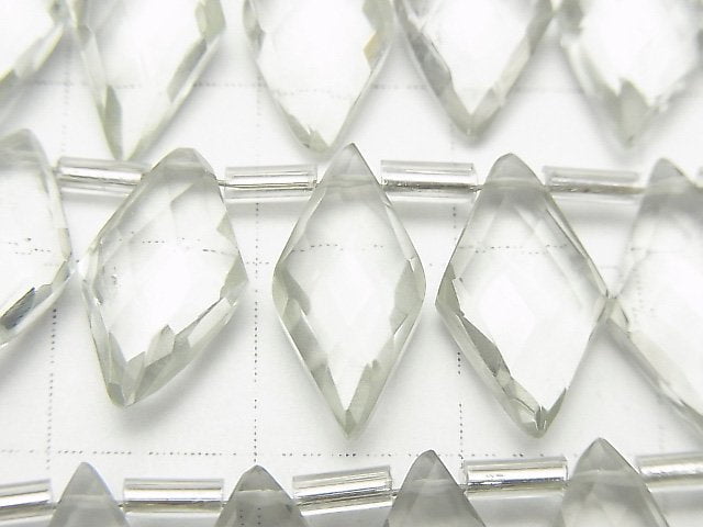 [Video] Green Amethyst AA++ Diamond Shape 1strand (12pcs)