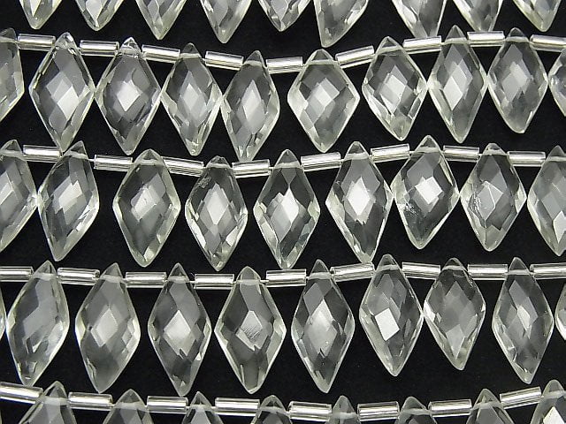 [Video] Green Amethyst AA++ Diamond Shape 1strand (12pcs)