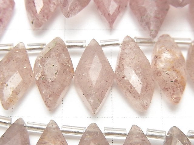 [Video] Pink Epidote AA+ Diamond Shape 1strand (12pcs)