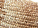 Faceted Round, Topaz Gemstone Beads