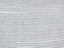 [Video]High Quality! Natural White Topaz AAA Faceted Button Rondelle 5x5x3mm 1strand beads (aprx.15inch/37cm)