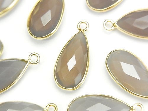 Bezel Setting, Onyx, Pear Shape Gemstone Beads