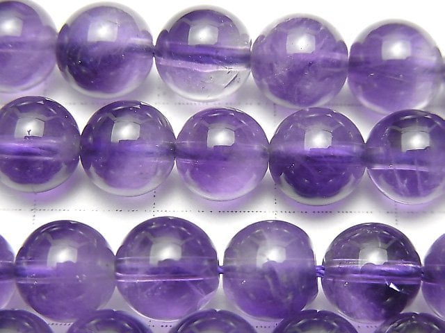 [Video] Bi-color Amethyst AA++ Round 8mm 1strand beads (aprx.15inch/37cm)