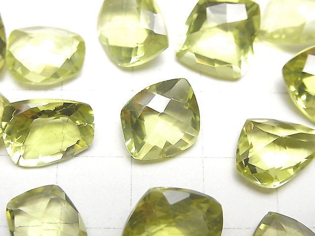 [Video]High Quality Lemon Quartz AAA Loose stone Fancy Shape Faceted 4pcs