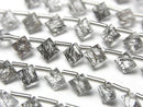 [Video] High Quality Tourmaline Quartz AAA Diamond Princess Cut 5x5mm 1 Strand (13pcs)