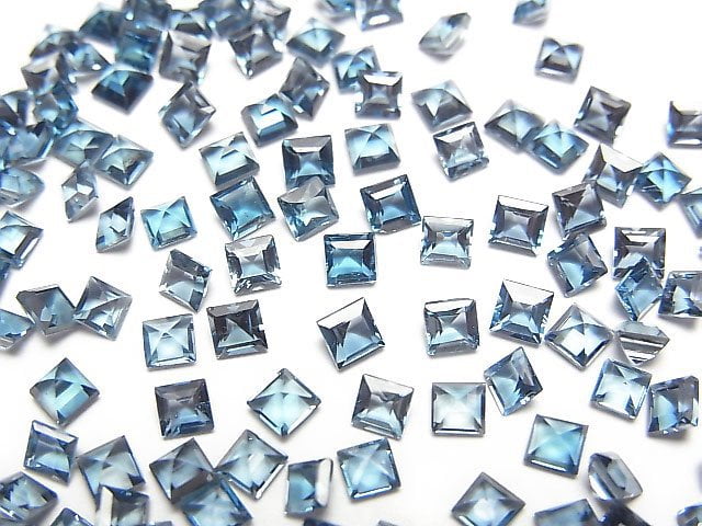 Rectangle, Topaz, Undrilled (No Hole) Gemstone Beads