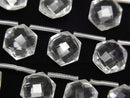 Crystal Quartz, Hexagram Gemstone Beads