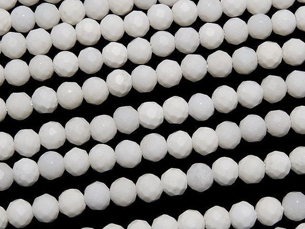 Faceted Round, Onyx Gemstone Beads