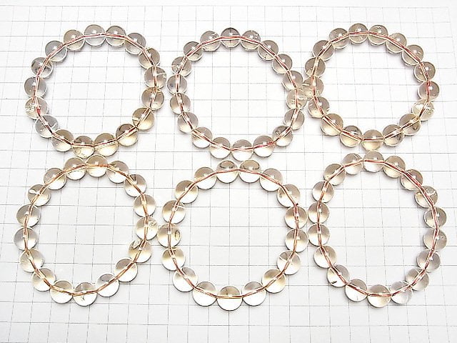 [Video]Light Color Citrine AAA- Round 12mm Bracelet