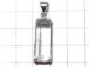 [Video] [One of a kind] Fluorite in Quartz Faceted Tube Pendant Silver925 NO.28