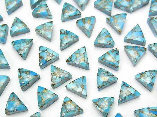Cabochon, Copper Turquoise & Amazonite Gemstone Beads