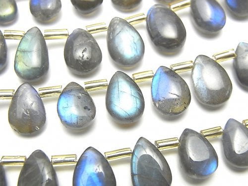 Labradorite, Pear Shape Gemstone Beads