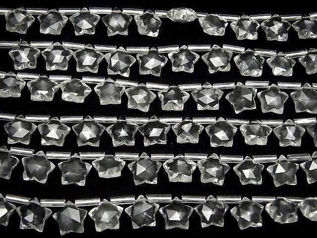 [Video]High Quality Crystal AAA Faceted Star 10x10mm 1strand (9pcs)