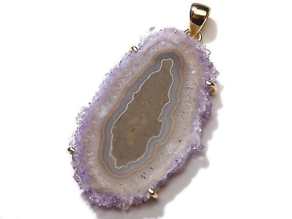 Accessories, Amethyst, Flower, One of a kind, Pendant One of a kind