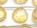 [Video] High Quality Citrine AAA Carving Chestnut 1strand (5pcs)