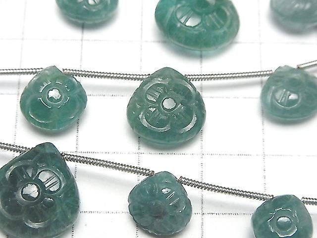 [Video] Grandidierite AA++ Carved Chestnut 1 Strand (4pcs)