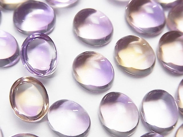 Ametrine, Cabochon Gemstone Beads