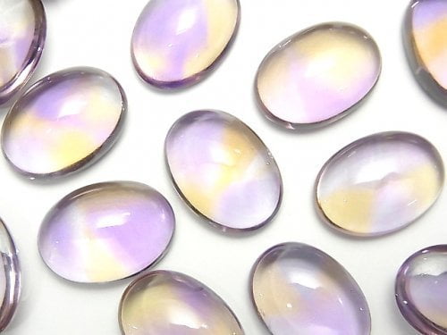 Ametrine, Cabochon Gemstone Beads