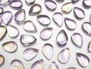 [Video]High Quality Ametrine AAA Pear shape Cabochon 14x10mm 1pc