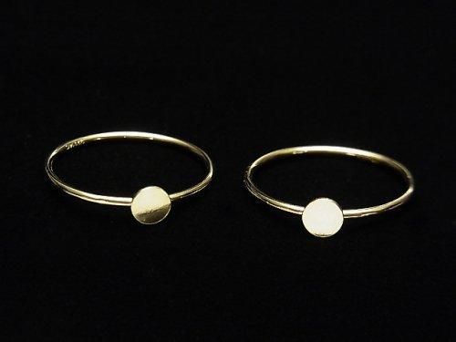 14KGF ring with plate 1pc