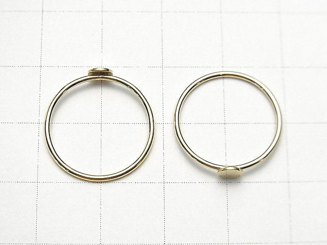 14KGF ring with plate 1pc