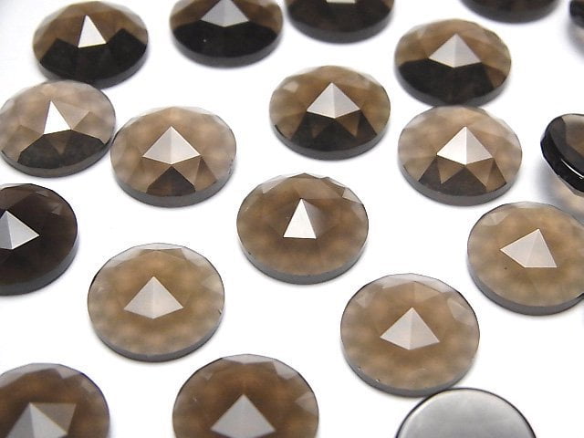 Rose, Smoky Quartz Gemstone Beads