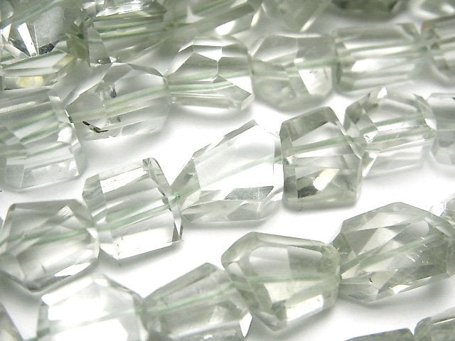 Green Amethyst, Nugget Gemstone Beads