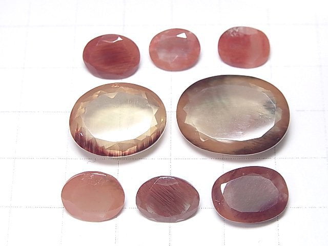 [Video] [One of a kind] High Quality Tibetan Andesine AAA- Faceted 8pcs Set NO.101