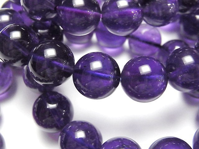 Accessories, Amethyst, Bracelet, Round Gemstone Beads