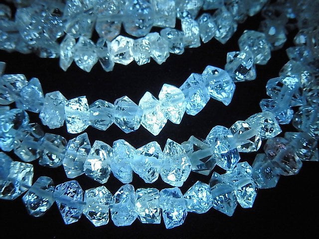 Crystal Quartz, Rough Rock Gemstone Beads