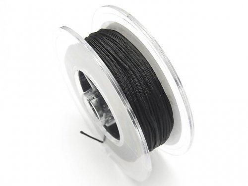 German Nylon Cord, Black [0.3mm][0.5mm][1mm][1.5mm][2mm] 1 roll