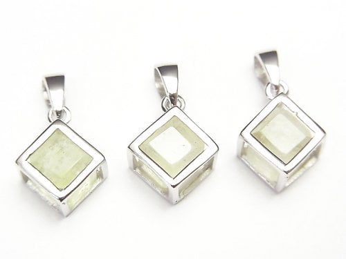 Accessories, Cube, Libyan Desert Glass, Pendant Gemstone Beads