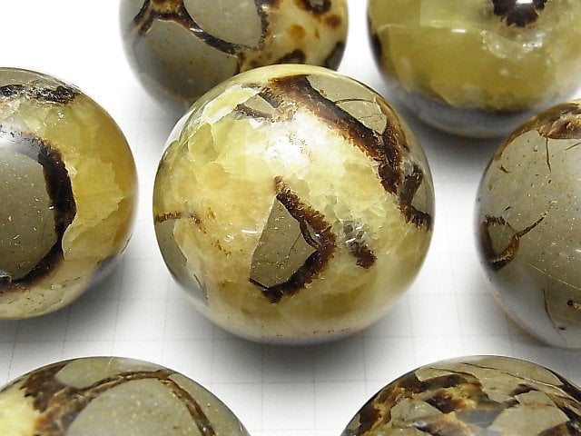 [Video] Septarian Sphere, Round 49-55mm 1pc