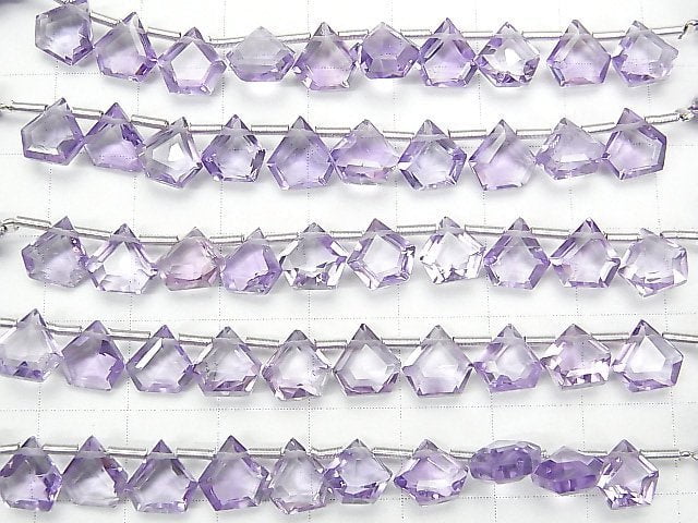 [Video] High Quality Amethyst AAA Pentagon Faceted 8x8mm 1strand (8pcs)