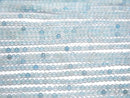 Aquamarine AA Round 2mm 1strand beads (aprx.15inch/36cm)