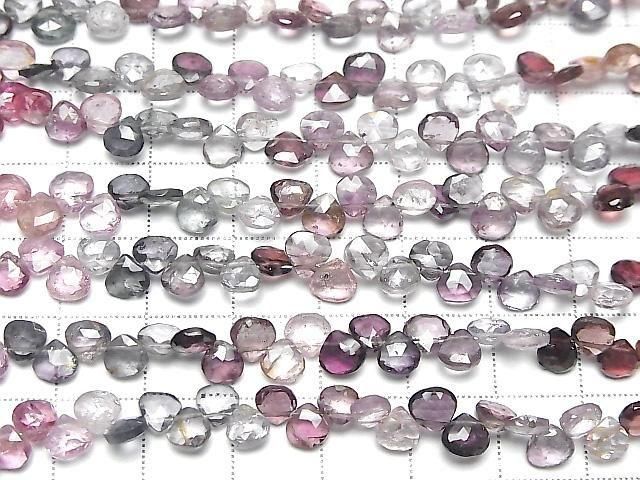 [Video] High Quality Multicolor Spinel AAA- Chestnut Faceted Briolette Half or 1-Strand Beads (approx. 7 inches/18 cm)