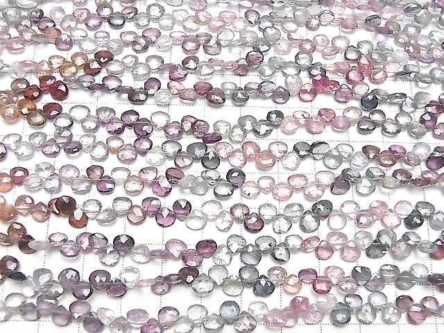 [Video] High Quality Multicolor Spinel AAA- Chestnut Faceted Briolette Half or 1-Strand Beads (approx. 7 inches/18 cm)