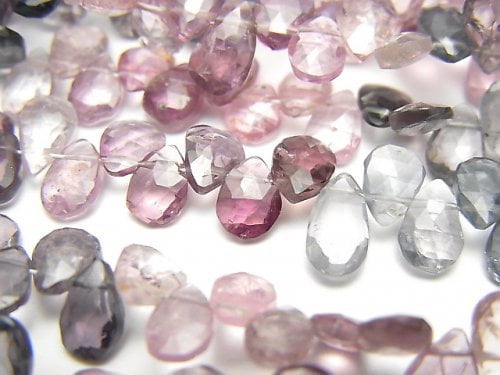 Faceted Briolette, Pear Shape Gemstone Beads