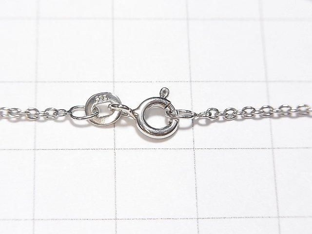 925純銀方線纜繩鍊 1.5mm 銠金電鍍 [18cm][40cm][45cm][50cm][60cm] 1條