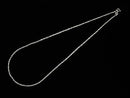 Silver925  Cable Chain  1.5mm Rhodium Plated  [18cm][40cm][45cm][50cm][60cm] 1pc