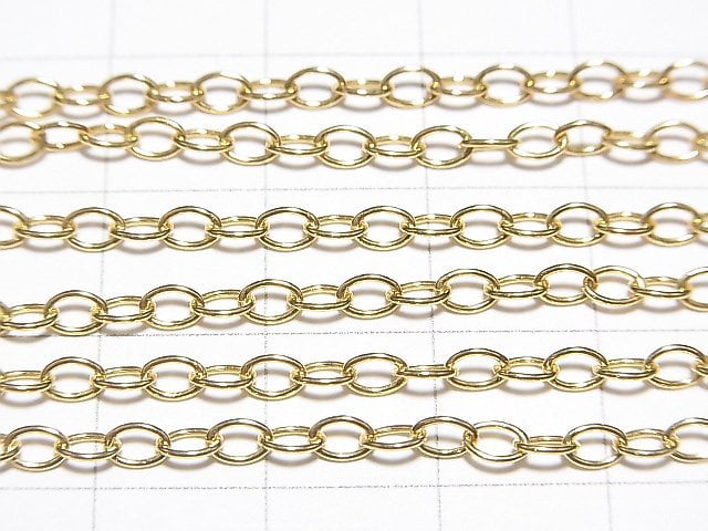 Silver925 Long Cable Chain 2.8mm 18KGP [40cm][45cm][50cm][60cm] Necklace 1pc