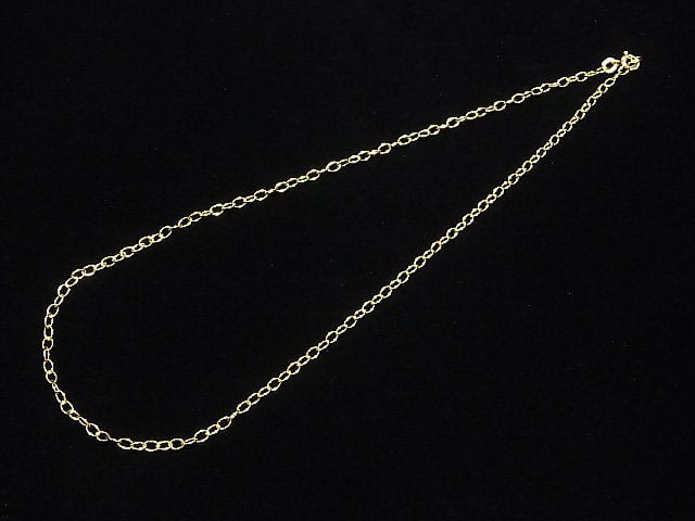 Silver925 Long Cable Chain 2.8mm 18KGP [40cm][45cm][50cm][60cm] Necklace 1pc