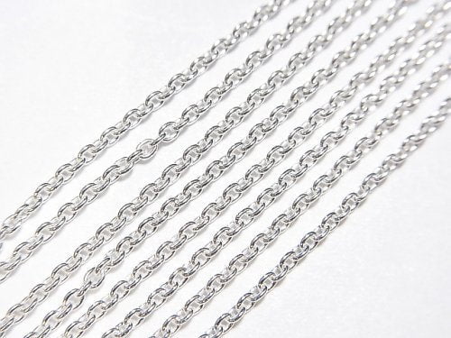 Silver925 Cable Chain 1.5mm Sterling Silver Finish [18cm][40cm][45cm][50cm][60cm] Necklace 1pc