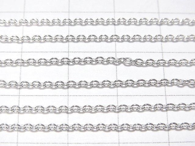 Chaîne Câble en Argent 925 1,5mm Finition Argent Sterling [18cm][40cm][45cm][50cm][60cm] Collier 1 pièce