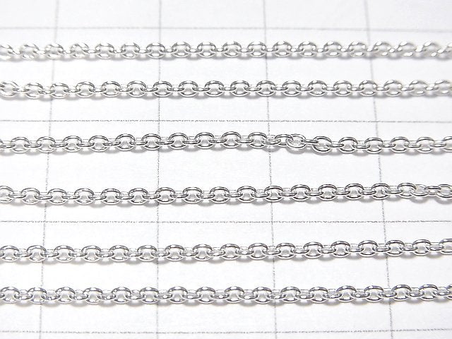 Silver925 Cable Chain 1.5mm Sterling Silver Finish [18cm][40cm][45cm][50cm][60cm] Necklace 1pc